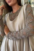 Lace Body Skim Top Mocha